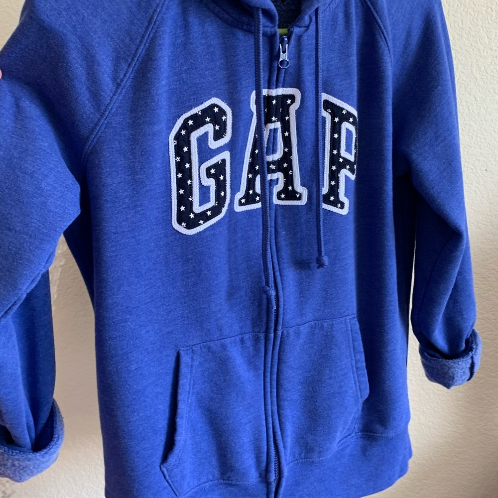 💙 Gap Logo Hoodie Full Zip - Picture 6 of 8